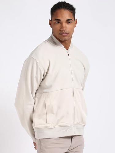 Solid Regular Fit Polyester Jacket
