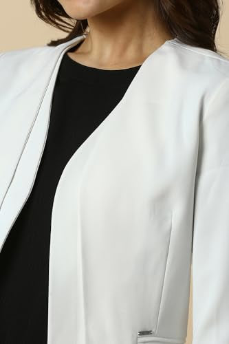 Allen Solly Women's Blazer (AHBZWRGHG92393_White