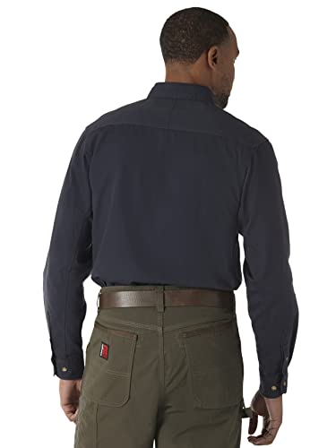 RIGGS WORKWEAR by Wrangler Men's Logger Shirt,Navy,X-Large