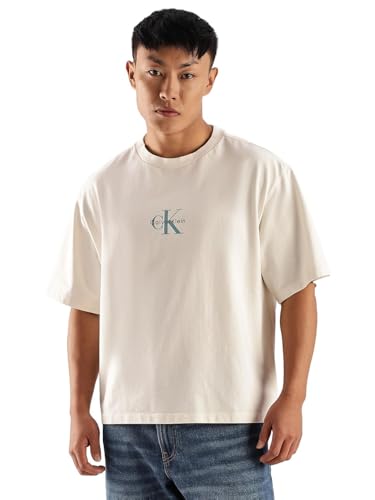 Calvin Klein Jeans Logo Relaxed Fit Cotton T Shirt