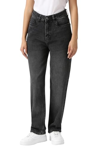 Women Black Dark Wash Jeans