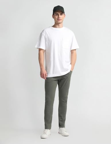 U.S. Polo ASSN. Men's Tapered fit Cotton Jeans (UDJEN1125_Green_42)
