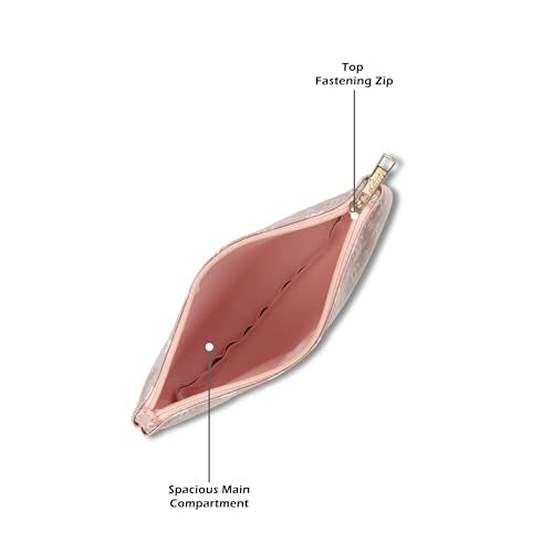 Lavie Women's Mono LL Monogram Printed Pouch Wallet | Spacious Compartment | Gift for Women