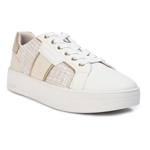Aldo ONIRASEANA-IN112 Ladies White Overflow Flat Sneakers