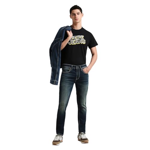 Pepe Jeans Men's Regular Jeans (PM208175S641_Green Used