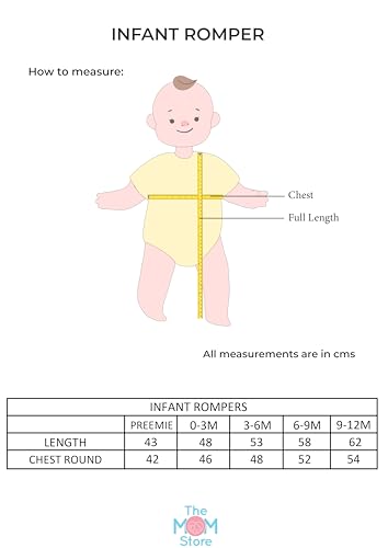 The Mom Store Baby Zipper Romper For Boys And Girls | Cotton | Soft Infant Bodysuit | Trendy Stylish Sleepsuit Nightsuit For Newborn Baby | Printed | Rosy Hearts, Pink | 3-6M