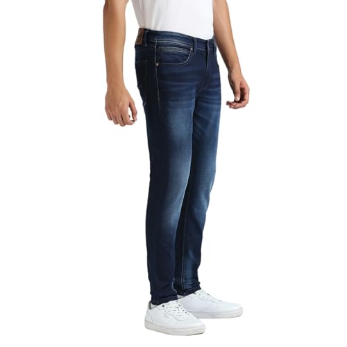 Pepe Jeans Men's Straight Jeans (PM208147Q031_Dark Indigo