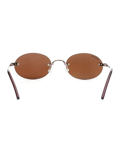 Fastrack Sunglasses |OVAL Gold |UV protected | Large