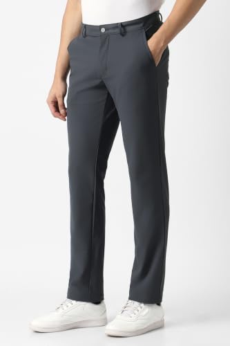 Van Heusen Casual Pants for Mens | Premium Stretch Fabric | Slim Fit