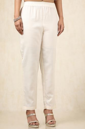 Soch Women's Chanderi Salwar Suit Set (EWS5CD21503_Beige