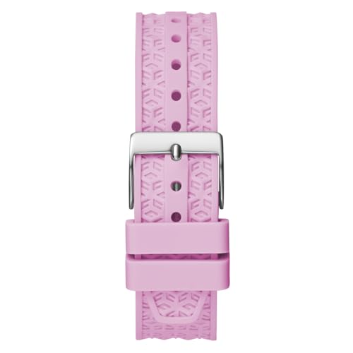 GUESS Women's 33mm Watch - Pink Strap Pink Dial Pink Case, Pink, Modern