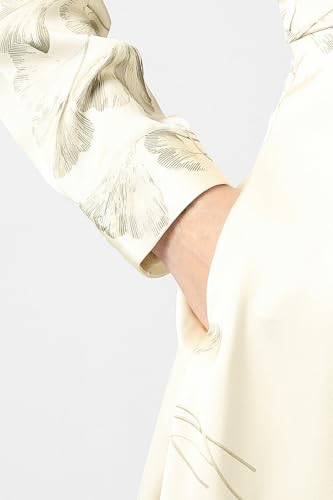 Van Heusen Women's Polyester Modern Knee-Length Dress (VWDRERGFZ58479_Beige