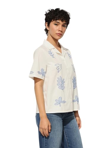ONLY Women's Regular White Shirt
