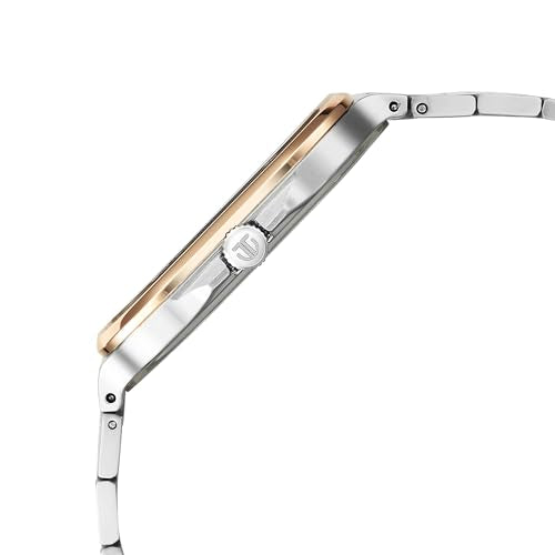 Titan Men Stainless Steel Analog Silver Dial Watch-90176Km01, Band Color-Multicolor