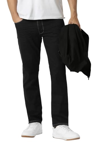 Van Heusen Men's Slim Jeans (VXDNCPOFP64610_Black