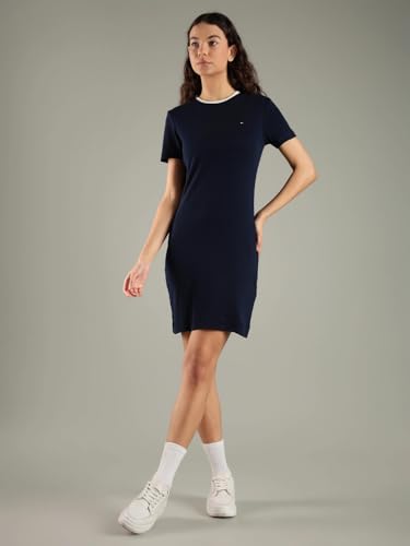 Tommy Hilfiger Cotton Crew Neck T-Shirt Dress