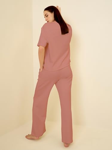Sweet Dreams Women's Solid Pyjama Set