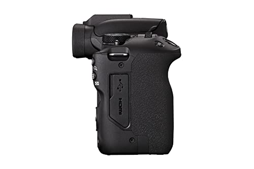 Canon EOS R50 RF-S18-45mm f/4.5-6.3 is STM Mirrorless Camera (Black)- 4K Video Vlogging with 24.2 MP