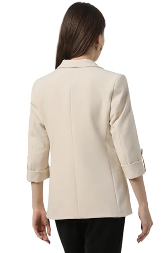 Van Heusen Women's Blazer (VWBZFRGFC02422_Beige