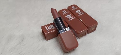 PRO 5D Lipstick Set, Nude Bullet Lipstick, 18 Shades Light to Dark, Professional Cosmetics