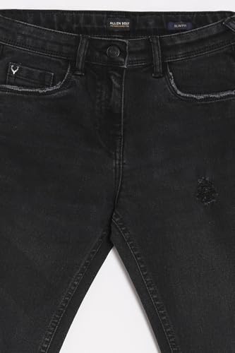 Allen Solly Girls Black Slim Fit Jeans
