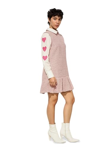 ONLY Women's Fit and Flare Pink Dress