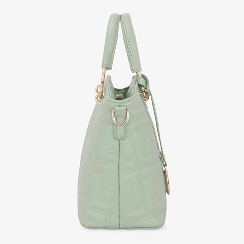 Lavie Luxe Women's Label Small Satchel Bag | Satchel Handbag for Work | Ladies purse | Stylish Shoulder Bag | Gift for Women