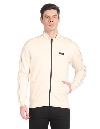 Arrow High Neck Panelled Sweatshirt Nude