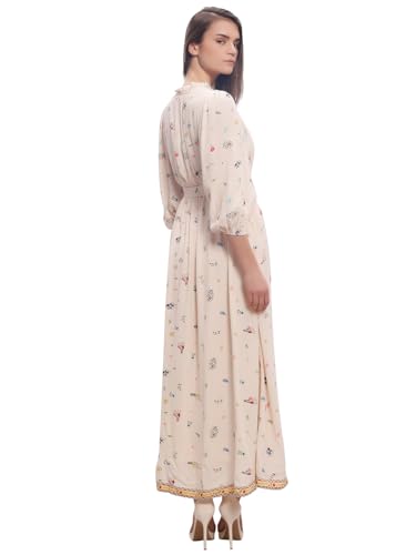 VERO MODA Women Fit and Flare Beige Dress