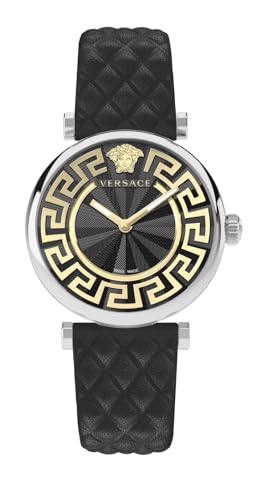 Versace Analog Black Dial Women's Watch-VE1CA0123