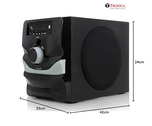 TRONICA Version: 3 Ace Series 5.1 Home Theater System with Bluetooth/PenDrive/Fm/TV/Aux Support with Remote & LED Spectrum