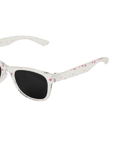 Carlton London Kids Girls White with Pink and UV Protected Lens Sunglass