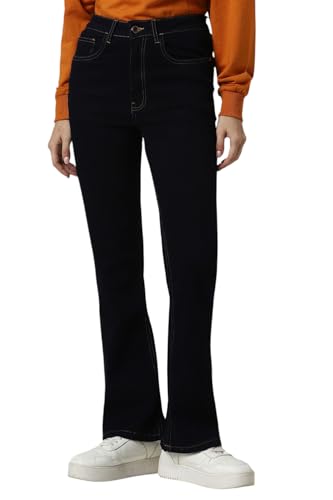 Van Heusen Women Black Dark Wash Slim Fit Jeans