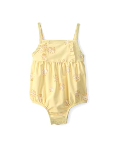 Carter's Baby Girl One-Piece Swimsuit | Crew Neck with Snug Fit Swimwear | Soft Polyester Elastane Fabric | Quick Dry Comfortable Fit | Ideal for Pool Beach & Vacation