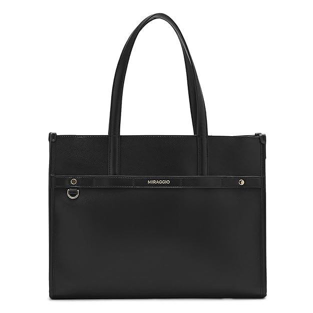 Miraggio Marcy Solid Tote Bag for Women with Detachable Pouch Pocket