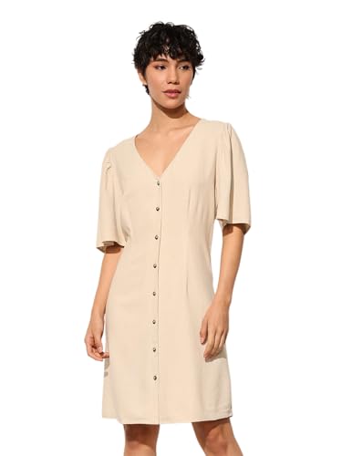 ONLY Women's Bodycon Beige Dress