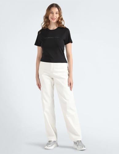 Calvin Klein Womens White Jeans (32)