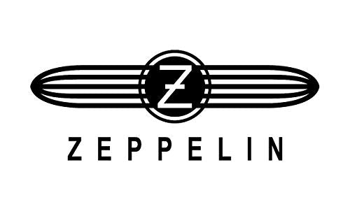 Zeppelin Men’s Automatic Watch with Skeleton dial and Metal Strap