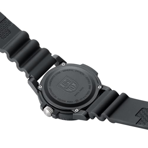 Luminox - Sea Bass X3.BZ01.1 - Mens Dive Watch - Watches for Men - 44mm - Swiss Quartz - 100M Water Resistant - Mineral Crystal - CARBONOX Case - Always Visible - Swiss Made