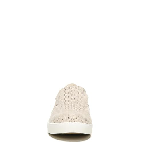 Dr. Scholl's Women's Madison Sneaker, Oyster Microfiber, 8.5 Wide