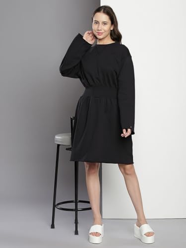 Tommy Hilfiger Womens Black Color Dress (L)