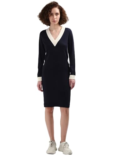 Tommy Hilfiger Womens Blue Color Dress XS