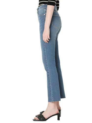VERO MODA Womens Flared Jeans Medium Blue Denim
