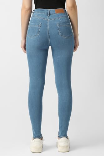 Women Blue Mid Wash Jeans