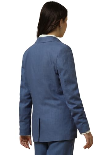 Allen Solly Women's Blazer (AHBZARGHS01295_Blue