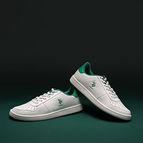 U.S. POLO ASSN. Tobias WHT Men Off White Sneaker -(UK7)(US8)(2FD24335A01)