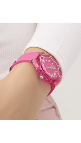 Guess Mini Hype 34 mm Pink Dial Analog Women Watch- GW0880L4