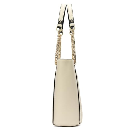 Da Milano Leather White Shoulder Bag for Women
