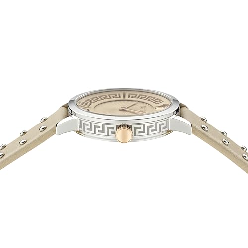 Versace Greca Fortuna 35 mm Ivory Dial Women Analog Watch- VE0A00125
