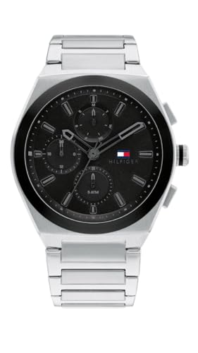 Tommy Hilfiger Black Dial Round Shaped Casual Men Watch_TH1791897W